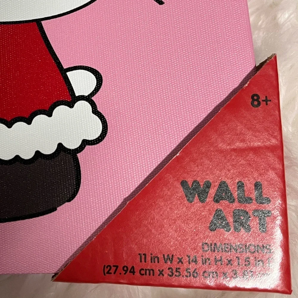 🆕 Hello Kitty Christmas Light Up Wall Art - Happy Holidays Battery Operated